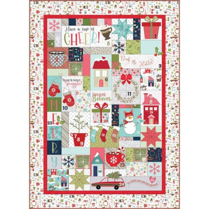 Embroidery CD and Booklet -KID812 Cup of Cheer Advent Quilt Designers: Kim Christopherson, KimberBell Machine Embroidery CD