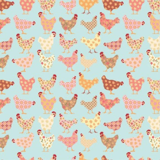 Prairie Chickens Homestead 100% Cotton Fabric - POCPH23400 - Sold by the 1/2 yard increment